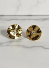 Golden Disc Studs